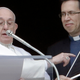 Pope Francis, seen here with Father Frédéric Fornos, the international director of the Worldwide Prayer Network, at the Vatican on Jan. 20, 2019.